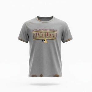 Rivalry threads Men’s  Large Gray Loyola University Chicago Ramblers NWT